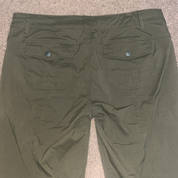 Prana Monarch Convertible Zip Pants Hiking Outdoor Olive Green 14 - Picture 7 of 9